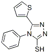 4-Phenyl-5-(2-thienyl)-4h-1,2,4-triazol-3-ylhydrosulfide Structure,57600-04-1Structure