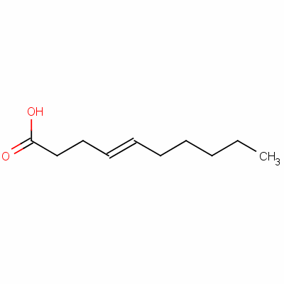 Trans-4-decenoic acid Structure,57602-94-5Structure