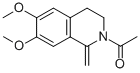 2-Acetyl-6,7-dimethoxy-1-methylene-1,2,3,4-tetrahydroisoquinoline Structure,57621-04-2Structure