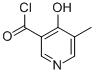 3-Pyridinecarbonyl chloride,4-hydroxy-5-methyl-(9ci) Structure,57658-56-7Structure