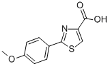 2-(4-Methoxyphenyl)-1,3-thiazole-4-carboxylic acid Structure,57677-80-2Structure