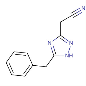 (5-Benzyl-4h-[1,2,4]triazol-3-yl)-acetonitrile Structure,57723-86-1Structure