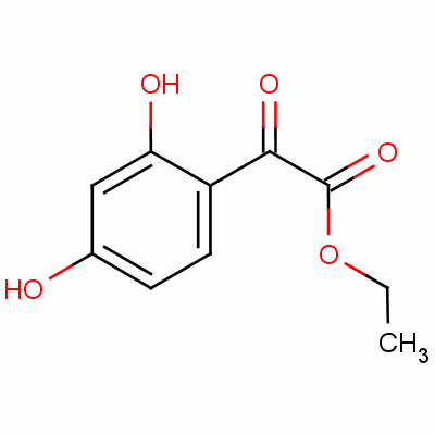 2,4-二羥基苯基乙醛酸乙酯結(jié)構(gòu)式_57764-54-2結(jié)構(gòu)式