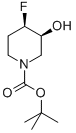 1-Piperidinecarboxylic acid, 4-amino-3-fluoro-, 1,1-dimethylethyl ester, (3R,4S)-rel- Structure,577691-56-6Structure