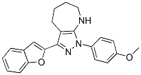 Pyrazolo[3,4-b]azepine,3-(2-benzofuranyl)-1,4,5,6,7,8-hexahydro-1-(4-methoxyphenyl)-(9ci) Structure,577699-48-0Structure