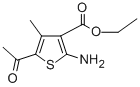 Ethyl 5-acetyl-2-amino-4-methylthiophene-3-carboxylate Structure,57773-41-8Structure