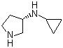 (S)-N-環(huán)丙基吡咯烷-3-胺結(jié)構(gòu)式_577776-80-8結(jié)構(gòu)式