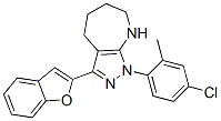 Pyrazolo[3,4-b]azepine,3-(2-benzofuranyl)-1-(4-chloro-2-methylphenyl)-1,4,5,6,7,8-hexahydro-(9ci) Structure,577957-46-1Structure