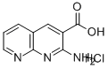 2-Amino-[1,8]naphthyridine-3-carboxylic acid hydrochloride Structure,578007-68-8Structure