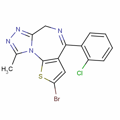 Brotizolam Structure,57801-81-7Structure