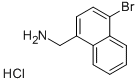 1-Aminomethyl-4-bromonaphthalene, HCl Structure,578029-09-1Structure