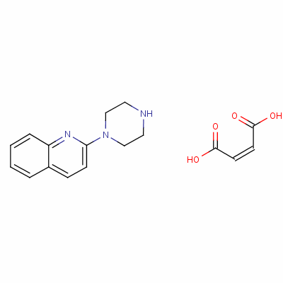 2-[1-Piperazinyl]quinoline maleate salt Structure,5786-68-5Structure