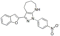 Pyrazolo[3,4-b]azepine,3-(2-benzofuranyl)-1,4,5,6,7,8-hexahydro-1-(4-nitrophenyl)-(9ci) Structure,578704-16-2Structure