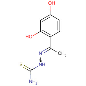 2-[1-(2,4-Dihydroxyphenyl)ethylidene]-1-hydrazinecarbothioamide Structure,57872-20-5Structure