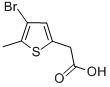 4-Bromo-5-methyl-2-thiopheneacetic acid Structure,57915-33-0Structure