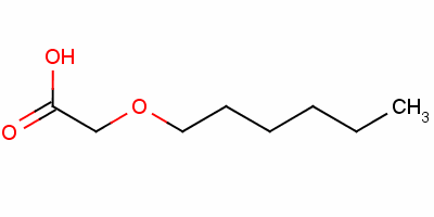 (Hexyloxy)acetic acid Structure,57931-25-6Structure