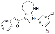 Pyrazolo[3,4-b]azepine,3-(2-benzofuranyl)-1-(3,5-dichlorophenyl)-1,4,5,6,7,8-hexahydro-(9ci) Structure,579438-70-3Structure