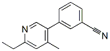 Benzonitrile,3-(6-ethyl-4-methyl-3-pyridinyl)-(9ci) Structure,579475-86-8Structure