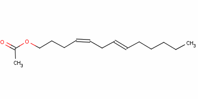 (Z,e)-trideca-4,7-dien-1-yl acetate Structure,57981-60-9Structure