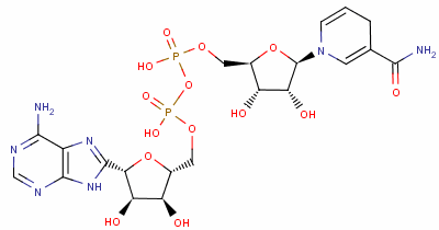 Dihydronicotinamide-adenine dinucleotide Structure,58-68-4Structure