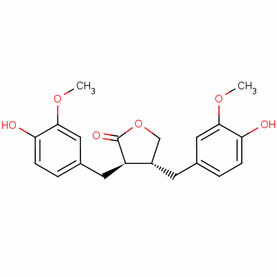 Matairesinol standard Structure,580-72-3Structure