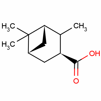 [1S-(1alpha,2beta,3alpha,5alpha)]-2,6,6-三甲基雙環(huán)[3.1.1]庚烷-3-羧酸結(jié)構(gòu)式_58096-27-8結(jié)構(gòu)式