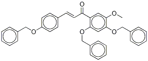 1-[5-Methoxy-2,4-bis(phenylmethoxy)phenyl]-3-[4-(phenylmethoxy)phenyl]-2-propen-1-one Structure,58115-18-7Structure