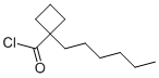 Cyclobutanecarbonyl chloride,1-hexyl-(9ci) Structure,58148-20-2Structure