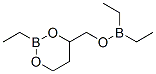 (2-Ethyl-1,3,2-dioxaborinan-4-yl)methyl diethylborinate Structure,58163-61-4Structure