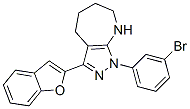 Pyrazolo[3,4-b]azepine,3-(2-benzofuranyl)-1-(3-bromophenyl)-1,4,5,6,7,8-hexahydro-(9ci) Structure,581773-79-7Structure