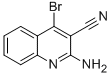 3-Quinolinecarbonitrile, 2-amino-4-bromo- Structure,582292-76-0Structure