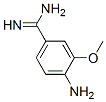 Benzenecarboximidamide,4-amino-3-methoxy-(9ci) Structure,582307-05-9Structure