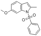 6-Methoxy-2-methyl-1-(phenylsulfonyl)-1h-indole Structure,582319-12-8Structure