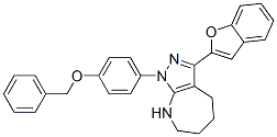 (9ci)-3-(2-苯并呋喃)-1,4,5,6,7,8-六氫-1-[4-(苯基甲氧基)苯基]-吡唑并[3,4-b]氮雜卓結(jié)構(gòu)式_583022-10-0結(jié)構(gòu)式