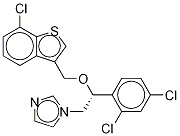 1-[(2R)-2-[(7-chloro-1-benzothiophen-3-yl)methoxy]-2-(2,4-dichlorophenyl)ethyl]-1h-imidazole Structure,583057-48-1Structure