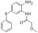 N-[2-Amino-5-(phenylthio)phenyl]-2-methoxyacetamide Structure,58306-67-5Structure