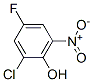 2-Chloro-4-fluoro-6-nitrophenol Structure,58348-98-4Structure