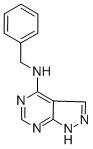 N-Benzyl-1H-pyrazolo[3,4-d]pyrimidin-4-amine Structure,58360-86-4Structure