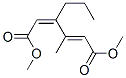 (2E,4z)-3-methyl-4-propyl-2,4-hexadienedioic acid dimethyl ester Structure,58367-44-5Structure