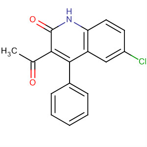 1-(6-Chloro-2-hydroxy-4-phenyl-quinolin-3-yl)-ethanone Structure,58375-08-9Structure