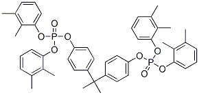 2,2-Bis[4-[bis(2,3-dimethylphenoxy)phosphinyloxy]phenyl ]propane Structure,58377-68-7Structure