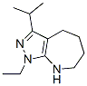 Pyrazolo[3,4-b]azepine,1-ethyl-1,4,5,6,7,8-hexahydro-3-(1-methylethyl)-(9ci) Structure,583811-72-7Structure