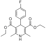 Diethyl 1,4-dihydro-2,6-dimethyl-4-(4-fluorophenyl)-3,5-pyridinedicarboxylate Structure,58395-00-9Structure