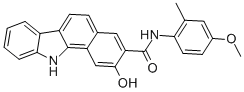 2-Hydroxy-n-(4-methoxy-2-methylphenyl)-11h-benzo[a]carbazole-3-carboxamide Structure,5840-22-2Structure