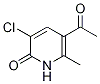 5-Acetyl-3-chloro-6-methyl-2(1h)-pyridinone Structure,58405-00-8Structure