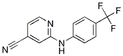 2-(4-(Trifluoromethyl)phenylamino)isonicotinonitrile Structure,58408-95-0Structure