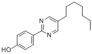 4-(5-Heptyl-2-pyrimidinyl)phenol Structure,58415-62-6Structure