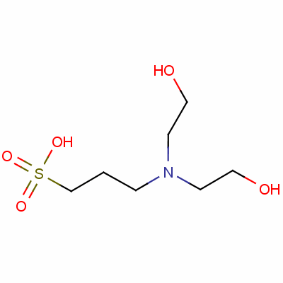 3-[Bis(2-hydroxyethyl)amino]propanesulphonic acid Structure,58431-91-7Structure