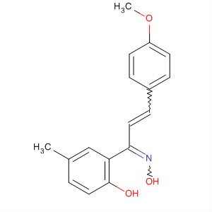 1-(2-Hydroxy-5-methylphenyl)-3-(4-methoxyphenyl)-2-propen-1-one oxime Structure,58434-59-6Structure