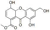 4,4A-dihydro-4,8-dihydroxy-6-hydroxymethyl-9-oxo-9h-xanthene-1-carboxylic acid methyl ester Structure,58449-99-3Structure